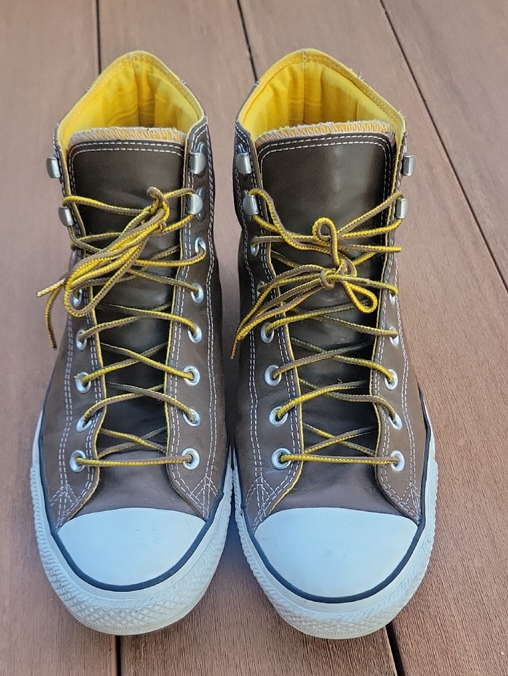 Converse Chuck Taylor City Hiker Leather High-Top Sneakers - Picture 2 of 8